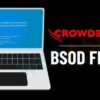 Windows bsod crowdstrike outage issue