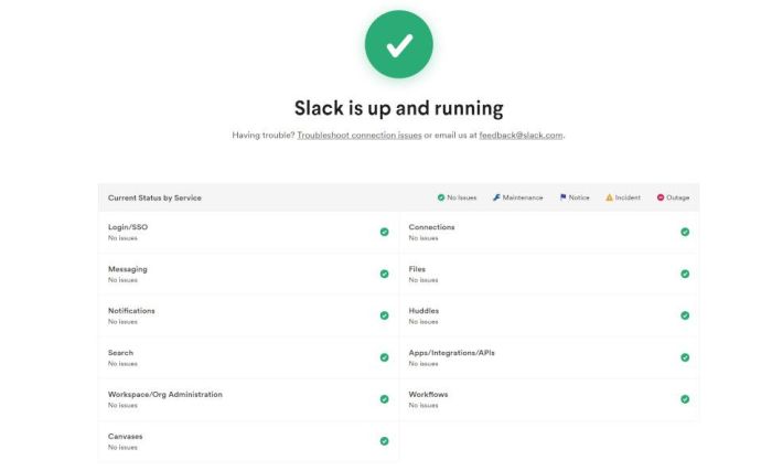 Slack is down disruption outage