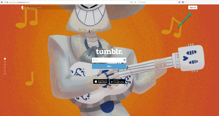 Tumblr security bug recommended blogs dashboard letter