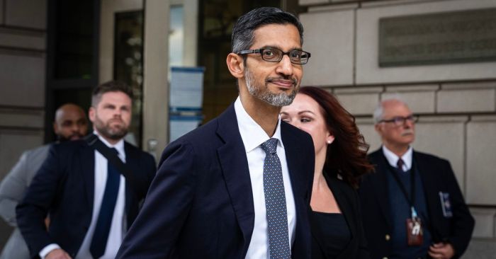 Sundar Pichai will take the stand in Epic v. Google - The Verge Confirmed sundar pichai is about to take the stand in epic v google