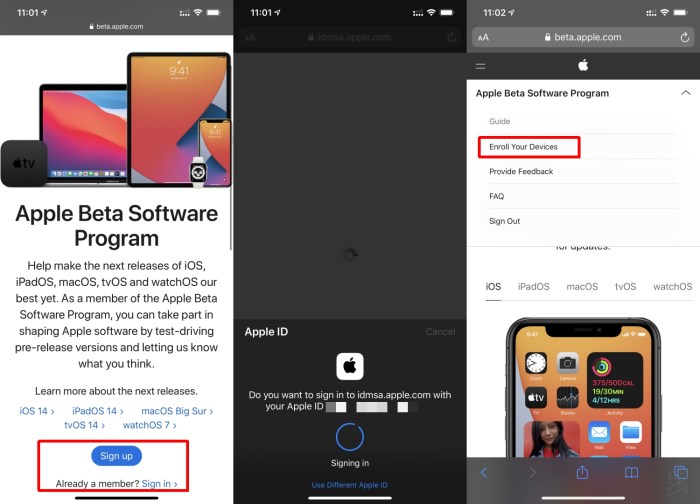 Apple ios 14 public beta release date features