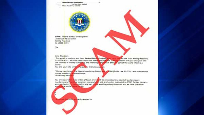 Fbi email system hacked fake cybersecurity warnings