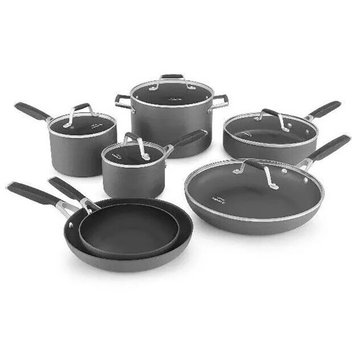 Get this 10 piece calphalon pots and pans set for just 126