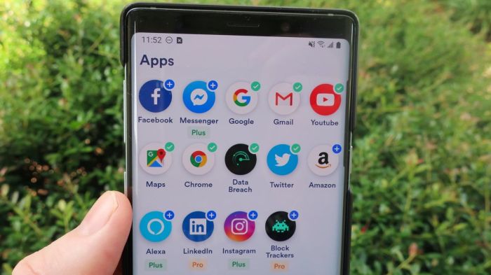 Jumbo privacy app twitter facebook