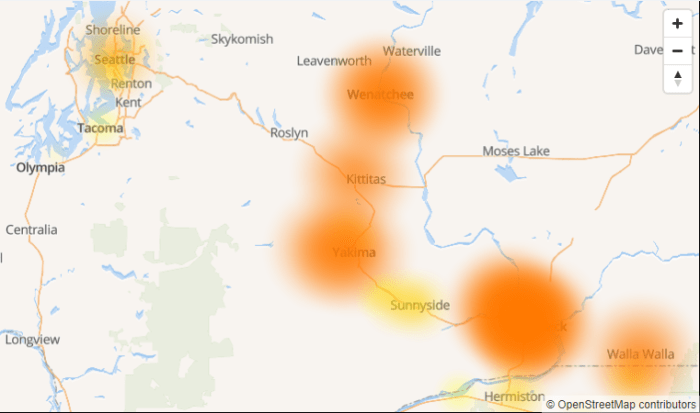 Outages carriers experiencing wireless detector
