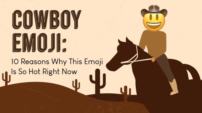 The cowboy is deeply misunderstood says adobe emoji report