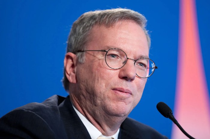 Google eric schmidt military technology ai drone analysis ceo