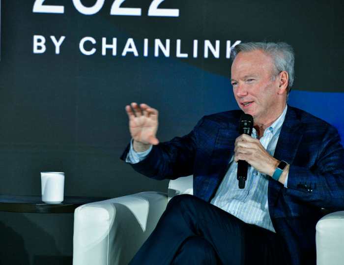 Google eric schmidt military technology ai drone analysis ceo
