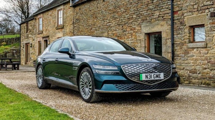 Genesis g80 electrified luxury ev reveal
