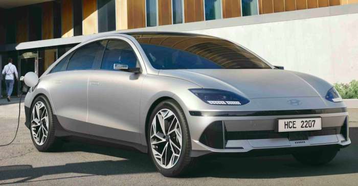 Hyundai ioniq 6 ev sedan teaser sketch