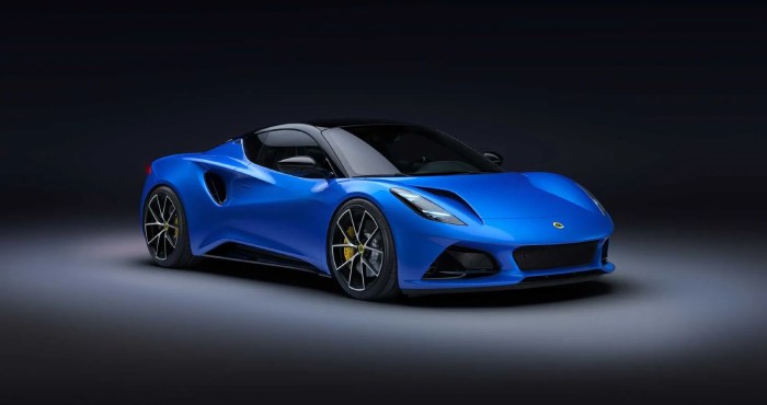 Lotus emira electric sports car