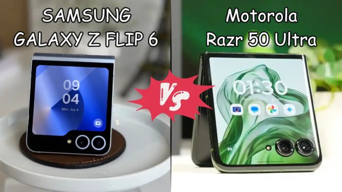 Motorola razr plus vs samsung galaxy z flip 4