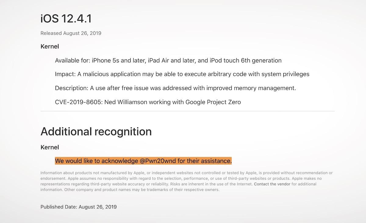 Apple corporate iphone security sidestepper attack malware