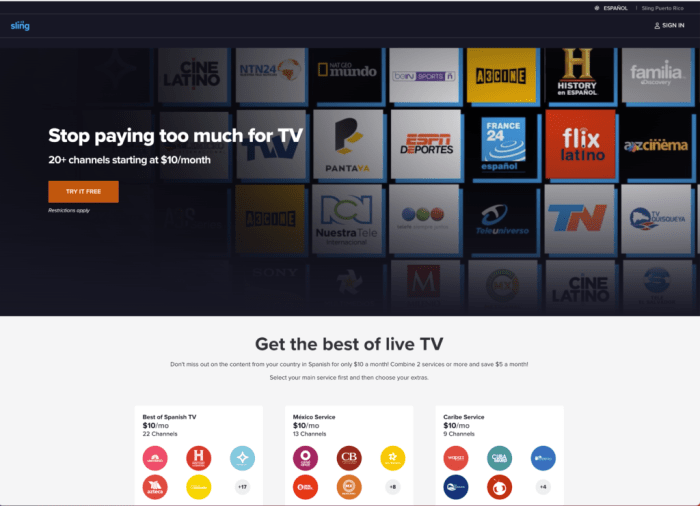 Youtube tv spanish language plans launch