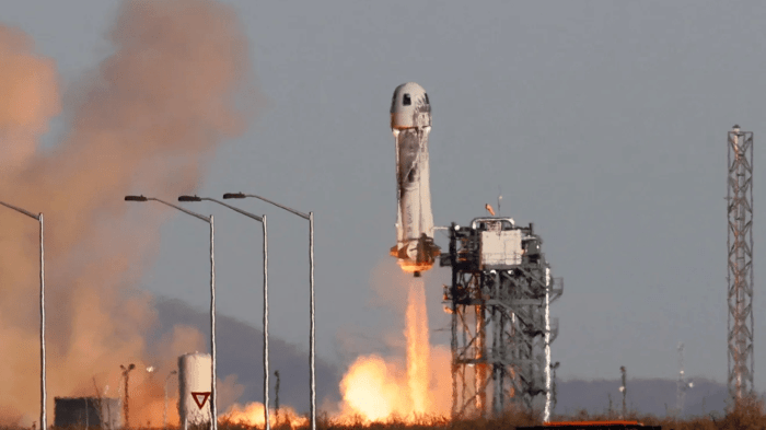 Blue origin new shepard crew capsule launch anomaly uncrewed