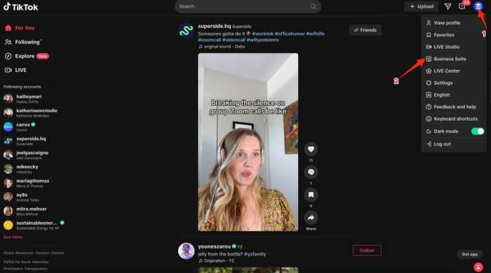 Tiktok will test a standalone content management app