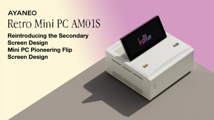 Ayaneo retro mini pc am01s amd ryzen