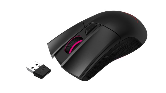 Asus gaming mousepad rog balteus led qi charging computex
