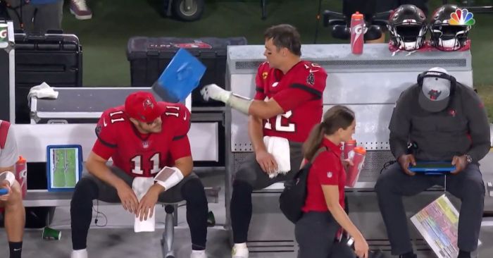 Tom brady destroy microsoft surface tablet