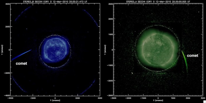 Comet nasa soho gobbled Nasa caught a sun diving comet crashing into our star