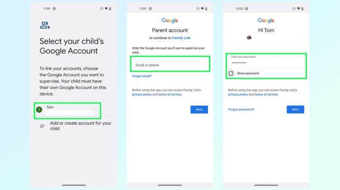 How to google family link location alerts