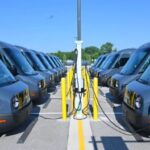 Amazons rivian built electric delivery fleet hits the road across us cities
