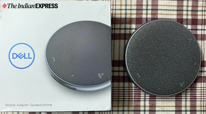 Dell usb c hub speakerphone conference calls zoom skype
