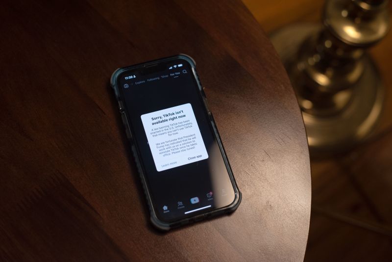 Opinion | Trump grants TikTok a reprieve, but his ban threat should be ... Tiktok offline threat biden trump us ban