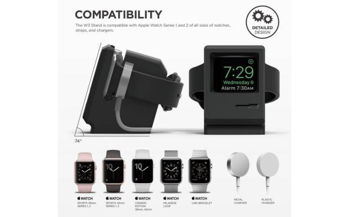 Apple watch elago w3 stand macintosh smartwatch
