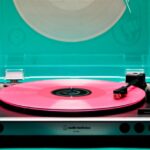 Audio technica vinyl turntable at lpa2 record player