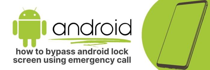 Android n emergency information on lock screen