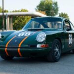 Electric porsche 912 vintage restoration tesla car vehicle ev