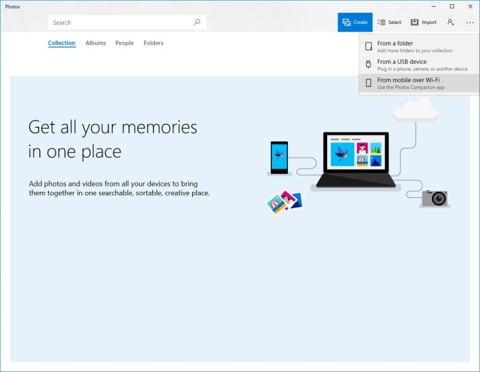 Microsoft photos companion app ios android windows 10