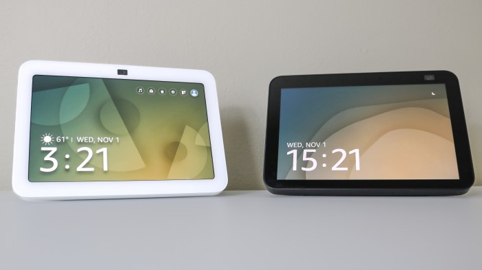 Amazon echo show 8 2nd gen vs echo show 8