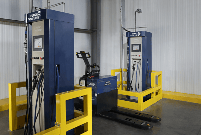 Fulfillment center direct lowes lowe Amazon fulfillment center warehouse hydrogen fuel plug