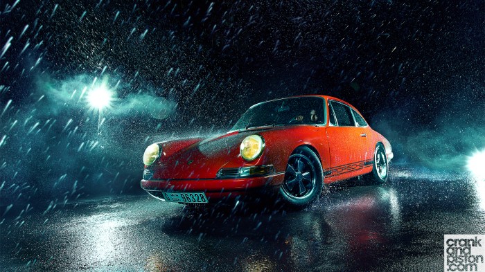 Vintage porsche 1966 irish karmann built complete green car project Electric porsche 912 vintage restoration tesla car vehicle ev