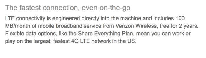 Verizon free data android pay