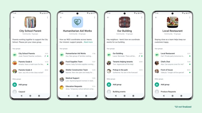 Whatsapp communities gain the ability to create events