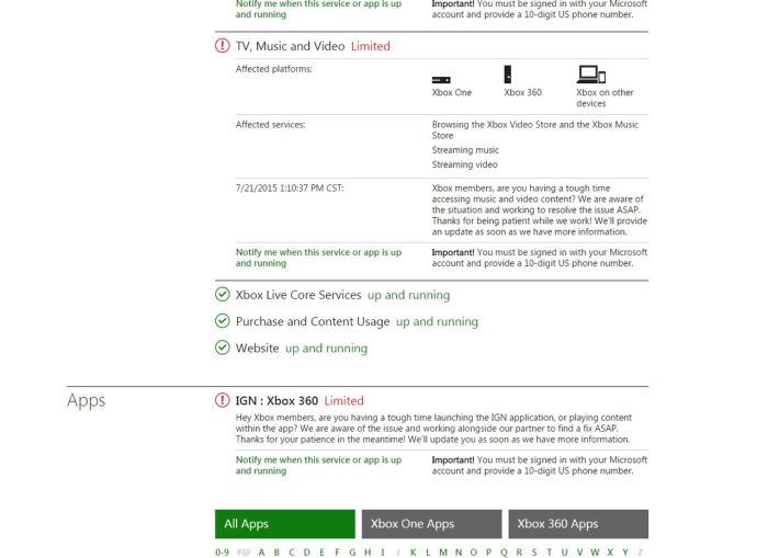 Outage servers unable digistatement Xbox live outage down multiplayer join parties