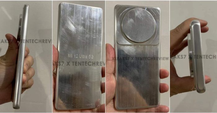 Xiaomi 12 ultra rear panel design leak