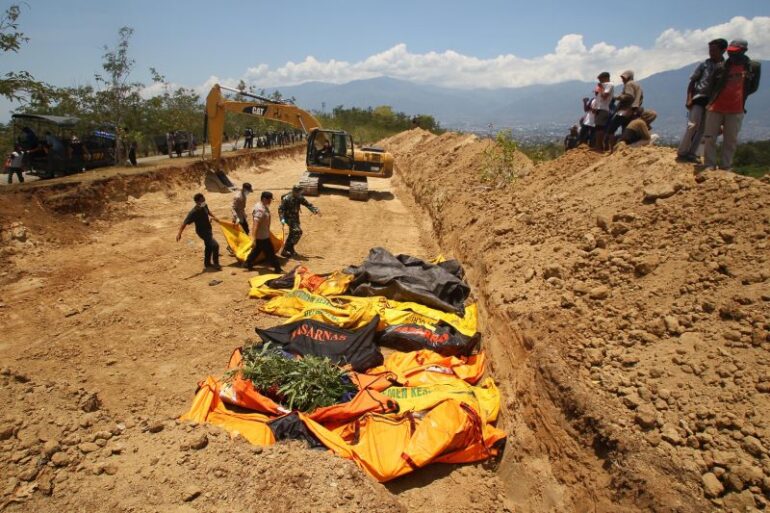Deadly indonesian tsunami underwater landslide not earthquake