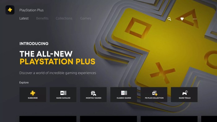 Sony playstation plus revamp beginning