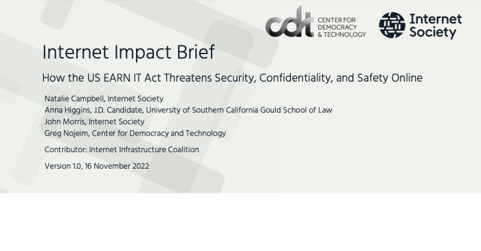 Earn it act section 230 amendment reintroduced