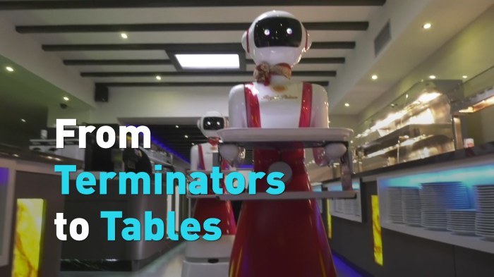 Restaurant netherlands robot waiters social distancing pandemic