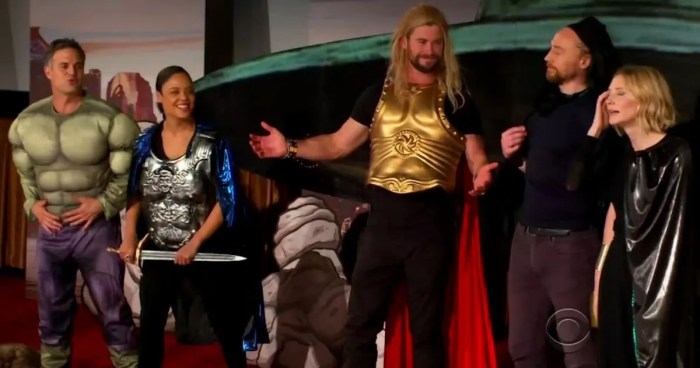 Thor thunder love luke hemsworth damon matt