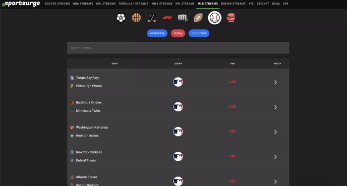 Mlb streaming service local games launch