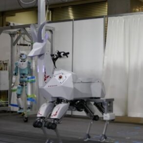 Saddle up sci fi cowboys kawasaki has a rideable robotic goat