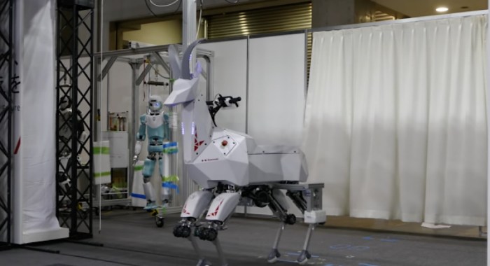 Saddle up sci fi cowboys kawasaki has a rideable robotic goat