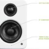 Kantos yu2 desktop speakers sonos soundbar white noise machine ps5 deal sale