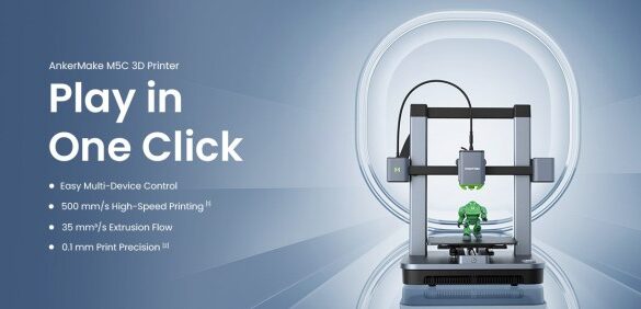 Anker announces the m5c a simplified more affordable 3d printer